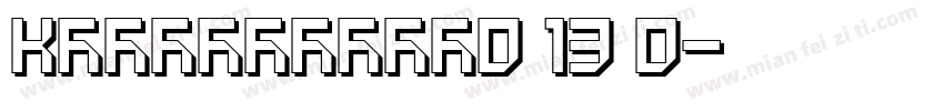 KSITZMFWQW0 13 0字体转换